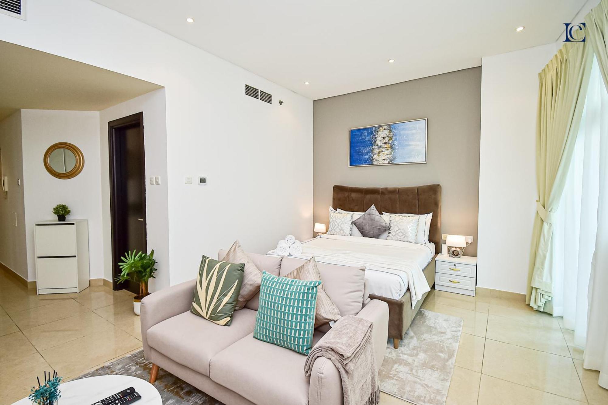 Luxury Escapes - Budget Studio With Balcony, Yacht Bay Marina Dubai Buitenkant foto